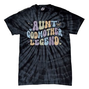 Aunt Godmother Legend Funny Godparent Tie-Dye T-Shirt