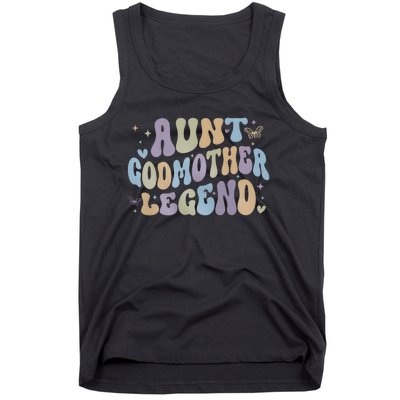 Aunt Godmother Legend Funny Godparent Tank Top