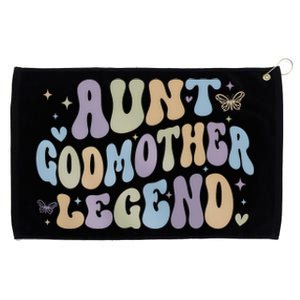 Aunt Godmother Legend Funny Godparent Grommeted Golf Towel