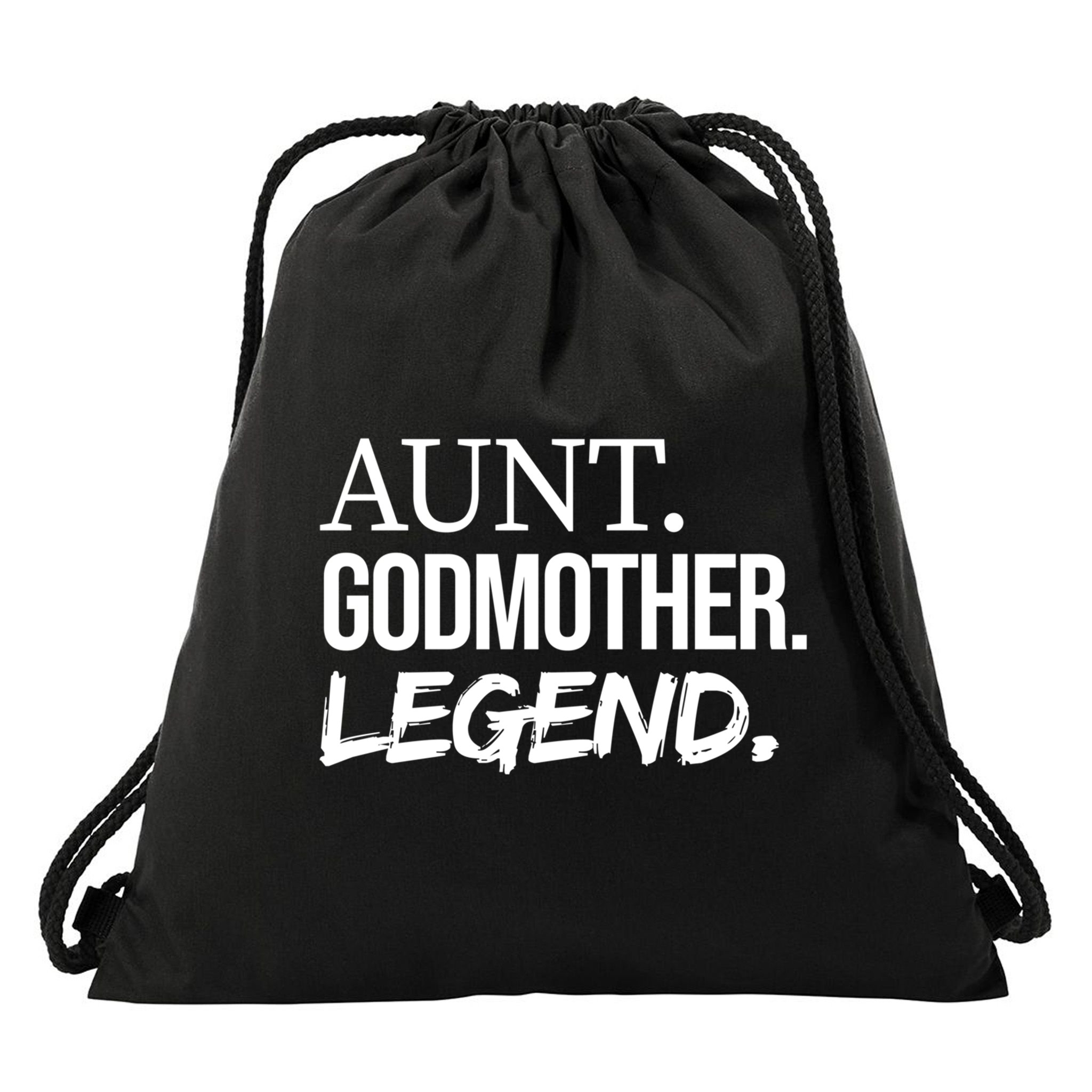 Aunt Godmother Legend Funny Favorite Aunt Great Gift Drawstring Bag