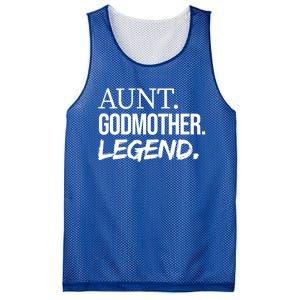 Aunt Godmother Legend Funny Favorite Aunt Great Gift Mesh Reversible Basketball Jersey Tank