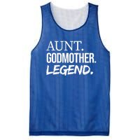 Aunt Godmother Legend Funny Favorite Aunt Great Gift Mesh Reversible Basketball Jersey Tank