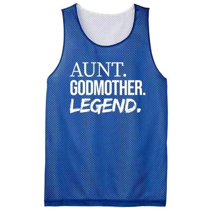 Aunt Godmother Legend Funny Favorite Aunt Great Gift Mesh Reversible Basketball Jersey Tank