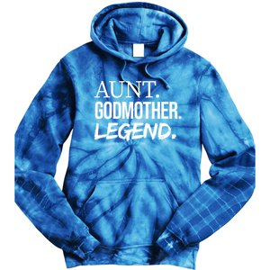 Aunt Godmother Legend Funny Favorite Aunt Great Gift Tie Dye Hoodie