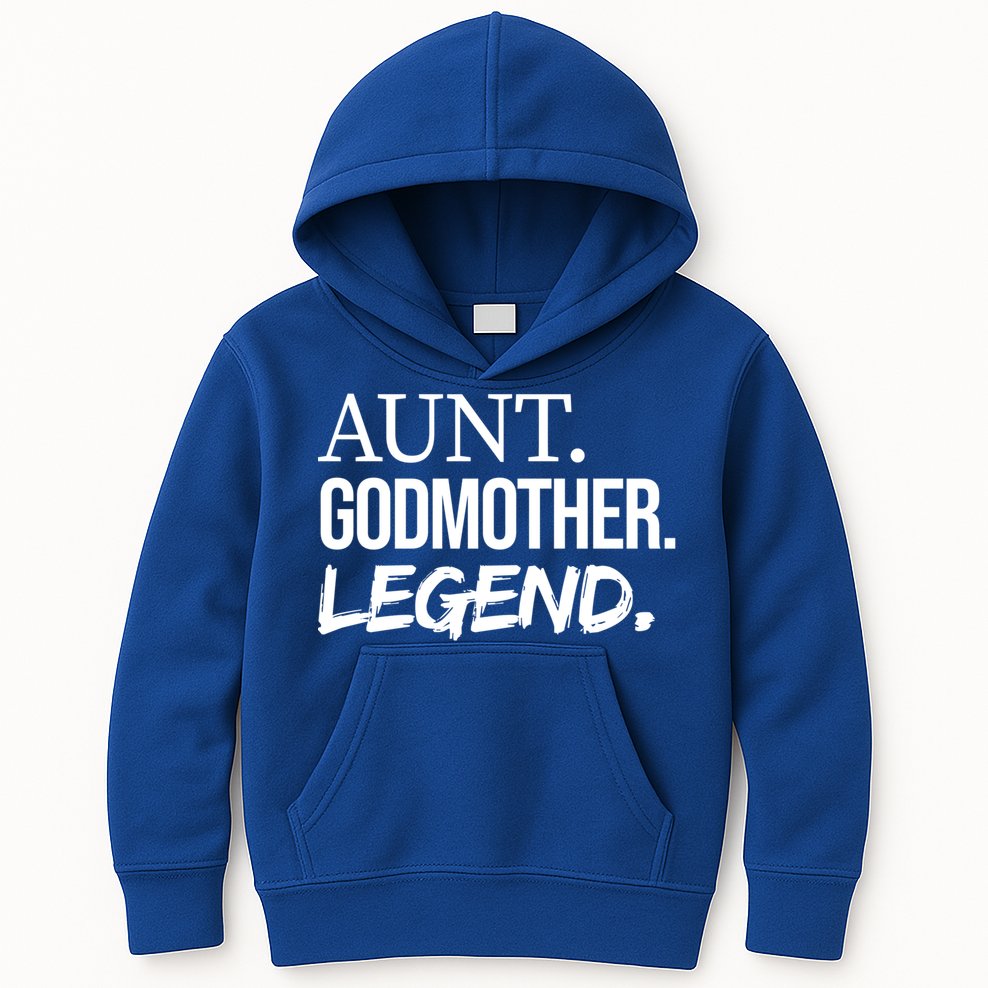 Aunt Godmother Legend Funny Favorite Aunt Great Gift Kids Hoodie