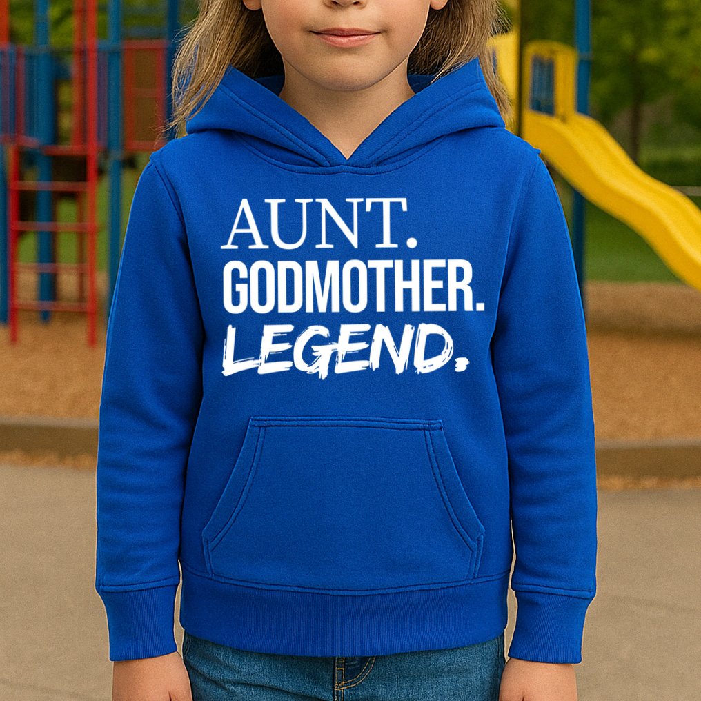 Aunt Godmother Legend Funny Favorite Aunt Great Gift Kids Hoodie