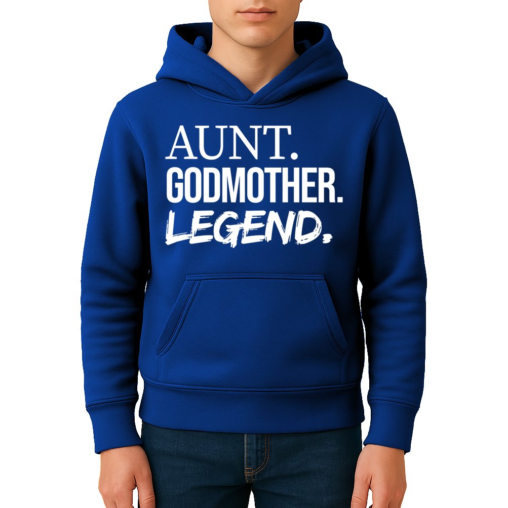 Aunt Godmother Legend Funny Favorite Aunt Great Gift Kids Hoodie