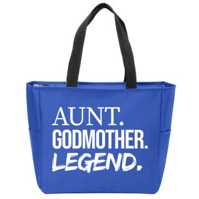 Aunt Godmother Legend Funny Favorite Aunt Great Gift Zip Tote Bag