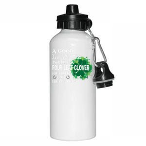 A Good Lawyer Is Like A Four Leaf Clover St Patricks Day Gift Aluminum Water Bottle