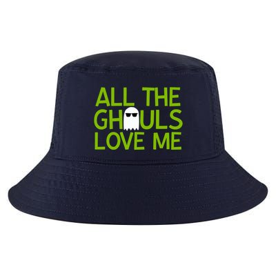 All Ghouls Love Me Funny Halloween Ghost Cool Comfort Performance Bucket Hat