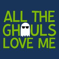 All Ghouls Love Me Funny Halloween Ghost Baby Bodysuit