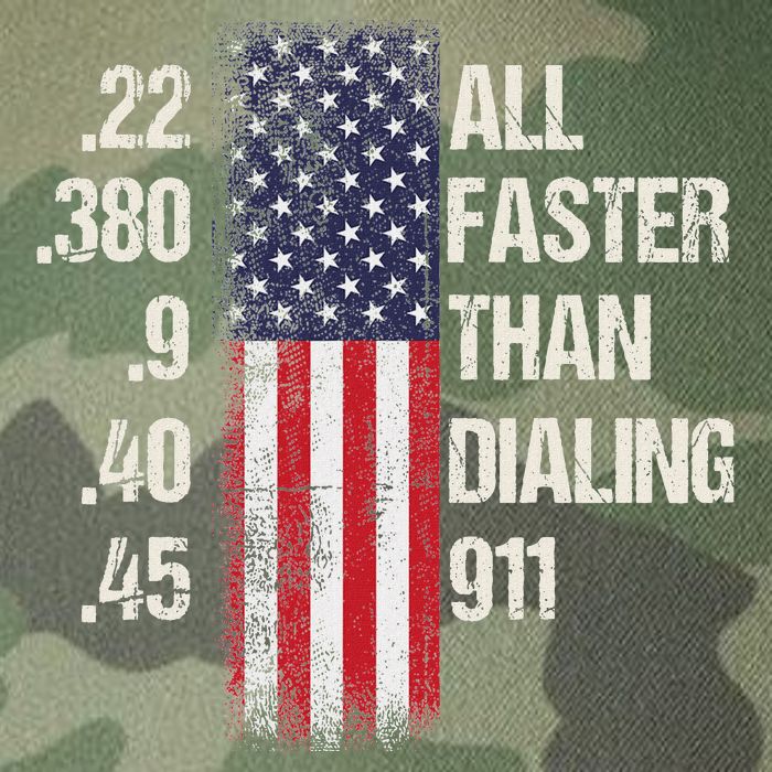 Ammo & Gun Lovers All Faster Than Dialing 911 Legacy Tie Dye Trucker Hat