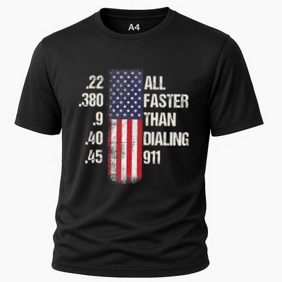 Ammo & Gun Lovers All Faster Than Dialing 911 Performance Shirt
