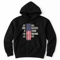 Ammo & Gun Lovers All Faster Than Dialing 911 Hoodie