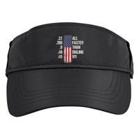 Ammo & Gun Lovers All Faster Than Dialing 911 Adult Drive Performance Visor