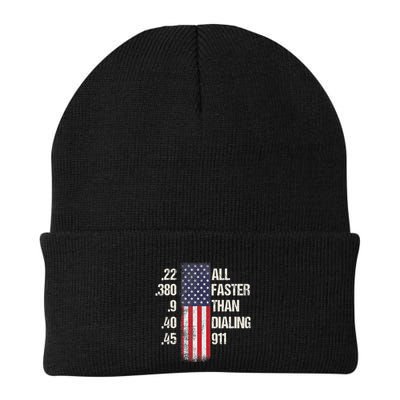 Ammo & Gun Lovers All Faster Than Dialing 911 Beanie