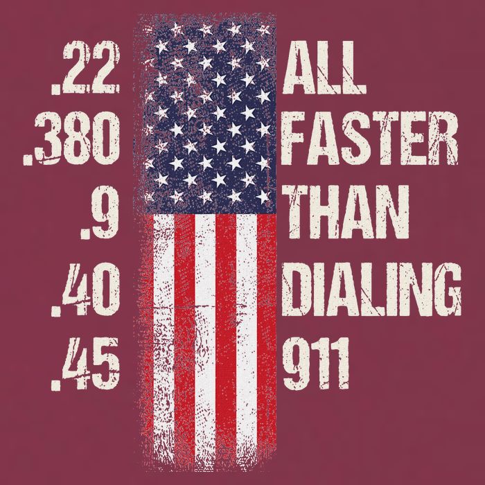 Ammo & Gun Lovers All Faster Than Dialing 911 16oz Travel Tumbler