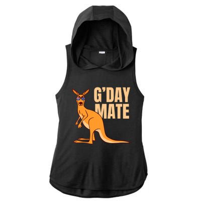 Australia G'Day Mate Shirt Funny Kangaroo Australian Symbol TShirt Ladies PosiCharge Tri-Blend Wicking Draft Hoodie Tank