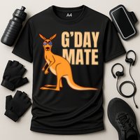 Australia G'Day Mate Shirt Funny Kangaroo Australian Symbol TShirt Cooling Performance Crew T-Shirt