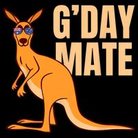 Australia G'Day Mate Shirt Funny Kangaroo Australian Symbol TShirt Cooling Performance Crew T-Shirt