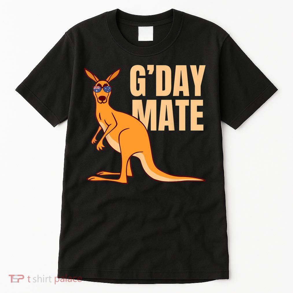 Australia G'Day Mate Shirt Funny Kangaroo Australian Symbol TShirt Tall T-Shirt