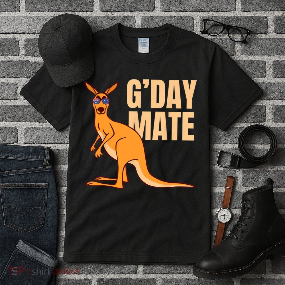 Australia G'Day Mate Shirt Funny Kangaroo Australian Symbol TShirt Tall T-Shirt