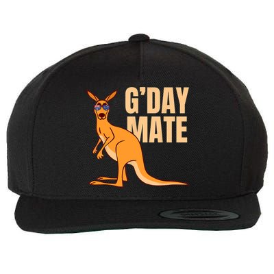 Australia G'Day Mate Shirt Funny Kangaroo Australian Symbol TShirt Wool Snapback Cap