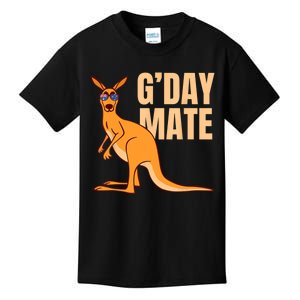 Australia G'Day Mate Shirt Funny Kangaroo Australian Symbol TShirt Kids T-Shirt