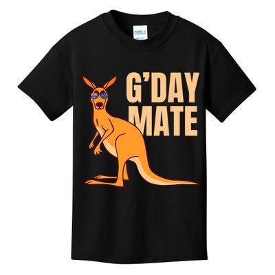 Australia G'Day Mate Shirt Funny Kangaroo Australian Symbol TShirt Kids T-Shirt