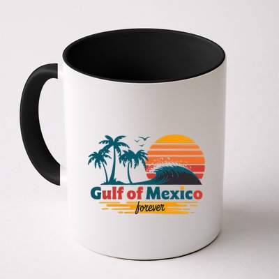 America Gulf Mexico Gulf Of Usa America 2025 Retro Button Mug