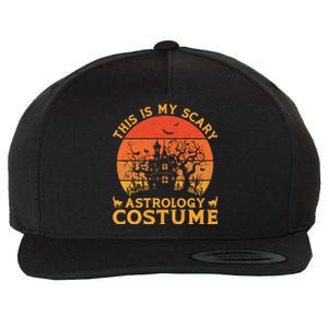 Astrology Group Matching This Is My Scary Halloween Costume Gift Wool Snapback Cap