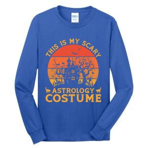 Astrology Group Matching This Is My Scary Halloween Costume Gift Tall Long Sleeve T-Shirt