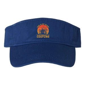 Astrology Group Matching This Is My Scary Halloween Costume Gift Valucap Bio-Washed Visor