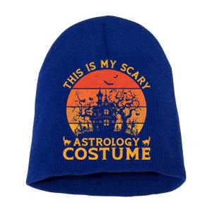 Astrology Group Matching This Is My Scary Halloween Costume Gift Short Acrylic Beanie