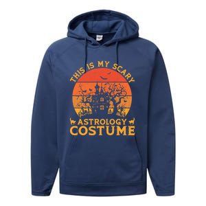 Astrology Group Matching This Is My Scary Halloween Costume Gift Performance Fleece Hoodie