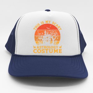 Astrology Group Matching This Is My Scary Halloween Costume Gift Trucker Hat