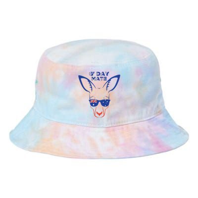 Australia GDay Mate Funny Kangaroo Australian Symbol Tie Dye Newport Bucket Hat