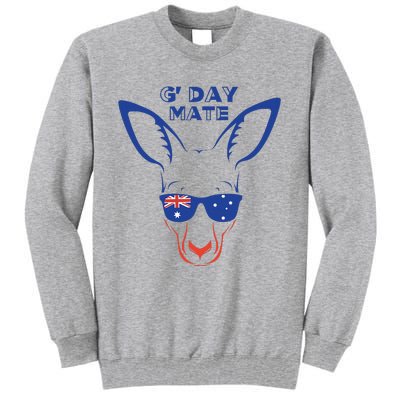 Australia GDay Mate Funny Kangaroo Australian Symbol Tall Sweatshirt