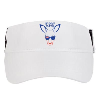 Australia GDay Mate Funny Kangaroo Australian Symbol Adult Drive Performance Visor