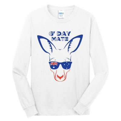 Australia GDay Mate Funny Kangaroo Australian Symbol Tall Long Sleeve T-Shirt