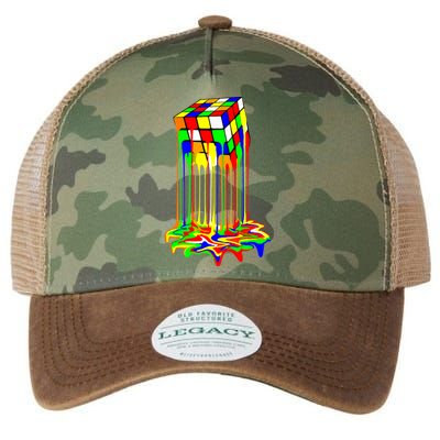 Awesome Graphic Melting Rubik Rubix Rubics Cube Legacy Tie Dye Trucker Hat