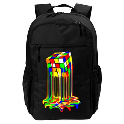 Awesome Graphic Melting Rubik Rubix Rubics Cube Daily Commute Backpack