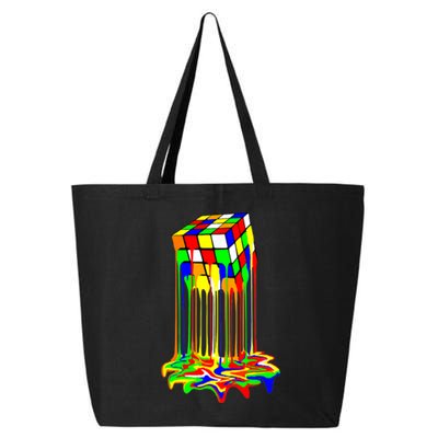 Awesome Graphic Melting Rubik Rubix Rubics Cube 25L Jumbo Tote