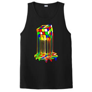 Awesome Graphic Melting Rubik Rubix Rubics Cube PosiCharge Competitor Tank