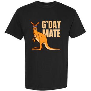 Australia GDay Mate Funny Kangaroo Australian Symbol Garment-Dyed Heavyweight T-Shirt