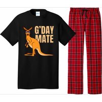 Australia GDay Mate Funny Kangaroo Australian Symbol Pajama Set