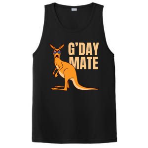 Australia GDay Mate Funny Kangaroo Australian Symbol PosiCharge Competitor Tank