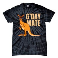 Australia GDay Mate Funny Kangaroo Australian Symbol Tie-Dye T-Shirt