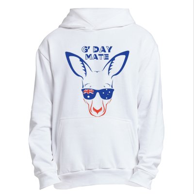 Australia GDay Mate Funny Kangaroo Australian Symbol Urban Pullover Hoodie