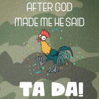 After God Made Me He Said Ta Da! Tada! Funny Meme Legacy Tie Dye Trucker Hat